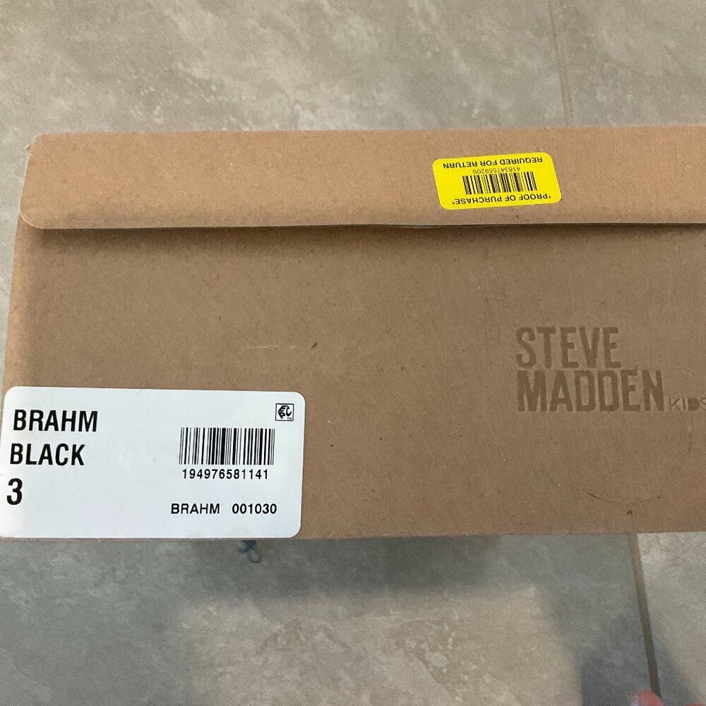 Steve Maddens Brahim Black kids 3 - Picture 3 of 5